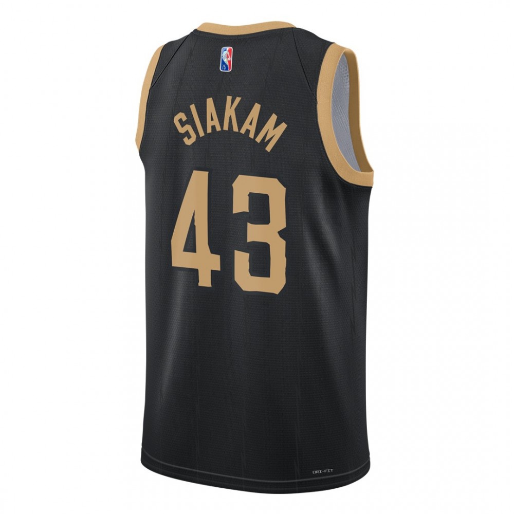Men's Toronto Raptors Pascal Siakam #43 Black 2021 Swingman NBA Jersey - City Edition-Pro Kit Vault | Brand New 26/27 Sports Jerseys